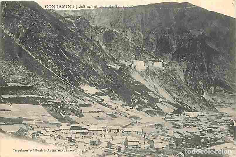 Cartoline: France - 04 - Condamine - Vue G&eacute;n&eacute;rale et Fort de Tournoux - Correspondance - Oblit&eacute;ration ronde de