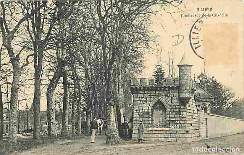 Postcards: France - 28 - Illiers - Promenade de la Citadelle - Anim&eacute;e - Voyag&eacute;e en 1911 - CPA - Voir Scans Rect