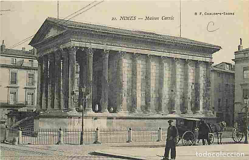 Postais: France - 30 - Nimes - Maison Carr&eacute;e - Anim&eacute;e - Cal&egrave;che - Chevaux - Carte Neuve - CPA - Voir Scans Re