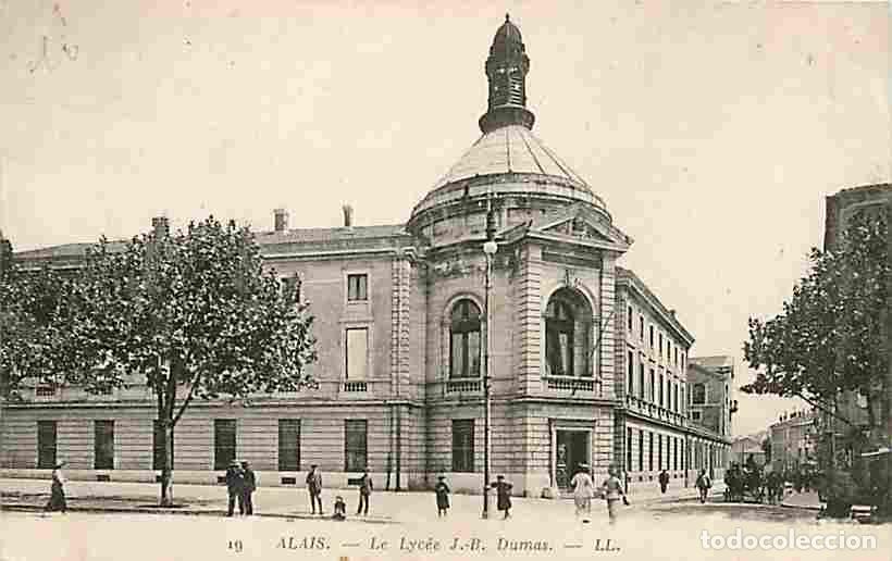 Postcards: France - 30 - Al&egrave;s - Le Lyc&eacute;e J B Dumas - Anim&eacute;e - Correspondance - CPA - Voir Scans Recto-Verso