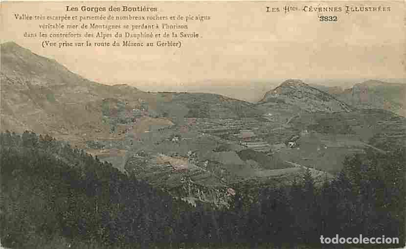 Cartoline: France - 30 - Gard - Les Hautes C&eacute;vennes illustr&eacute;es - Les Gorges des Bouti&egrave;res - Correspondance - CP