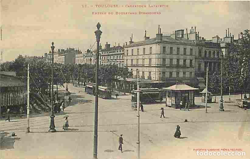 Cartoline: France - 31 - Toulouse - Carrefour Lafayette - Entr&eacute;e du Boulevard Strasbourg - Anim&eacute;e - Tramway - C