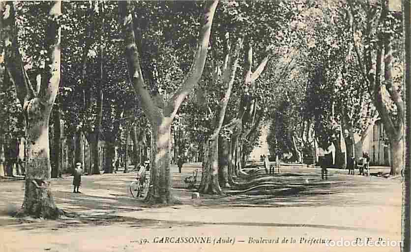 Cartoline: France - 11 - Carcassonne - Boulevard de la Pr&eacute;fecture - Anim&eacute;e - Carte Neuve - CPA - Voir Scans Rec