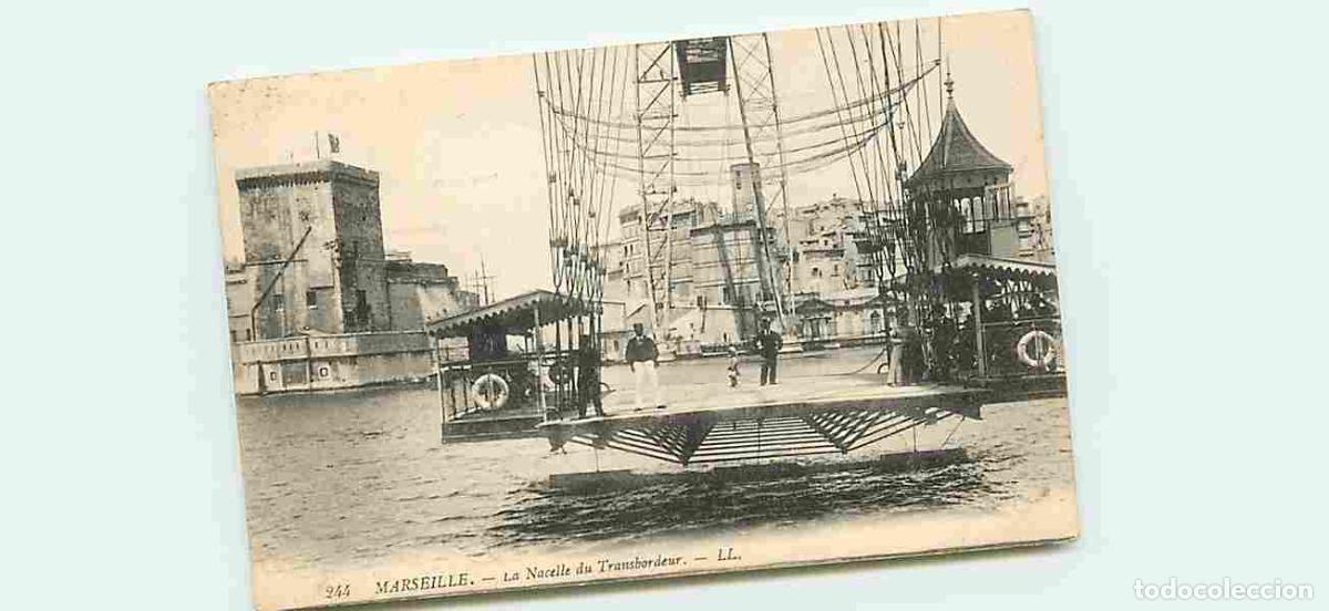 Cartoline: France - 13 - Marseille - La Nacelle du Transbordeur - Anim&eacute;e - CPA - Voir Scans Recto-Verso