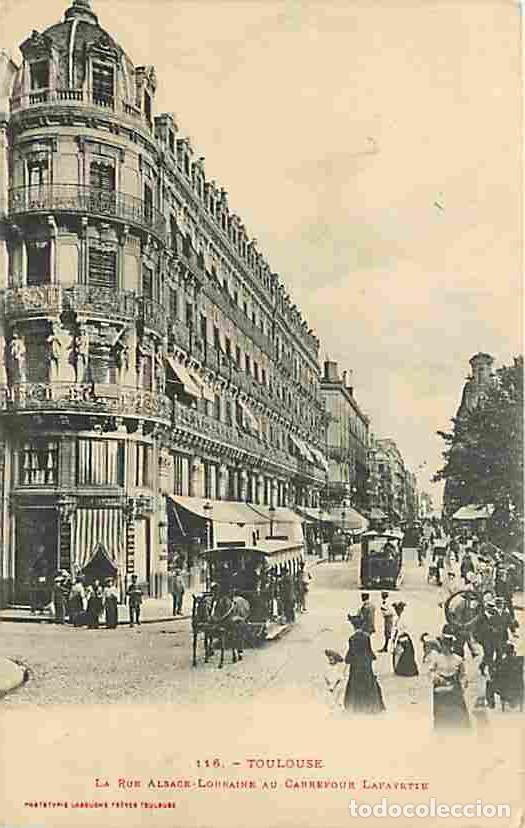 Postales: France - 31 - Toulouse - La Rue Alsace-Lorraine au Carrefour Lafayette - Anim&eacute;e - Carte Neuve - CPA