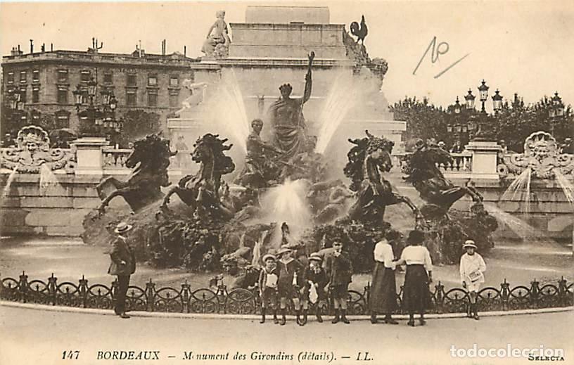 Postkarten: France - 33 - Bordeaux - Monument des Girondins - Anim&eacute;e - CPA - Voir Scans Recto-Verso