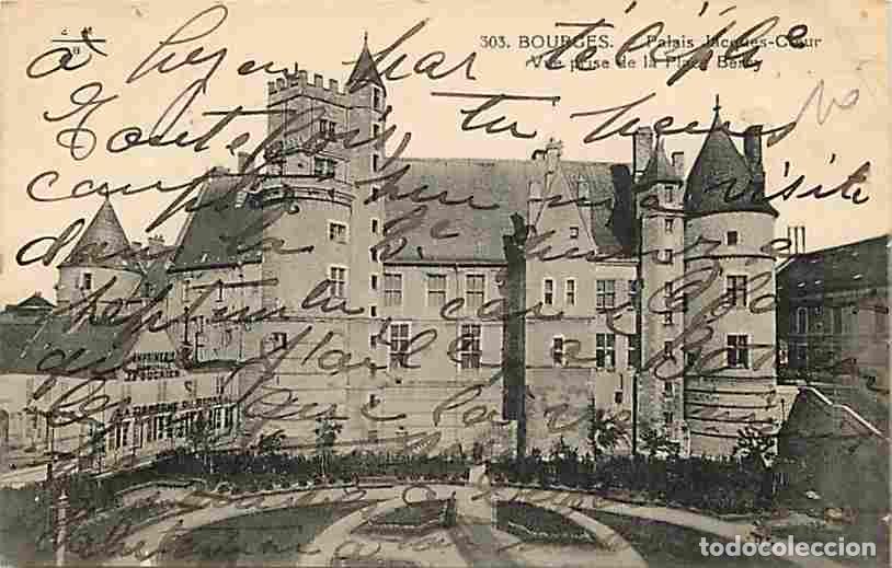 Cartoline: France - 18 - Bourges - Palais Jacques Coeur - Voyag&eacute;e en 1929 - CPA - Voir Scans Recto-Verso