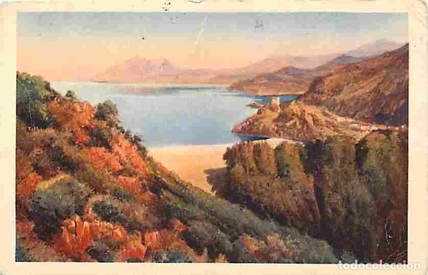 Cartoline: France - 20 - Golfe de Porto - Coloris&eacute;e - Oblit&eacute;ration ronde de 1933 - Etat l&eacute;ger pli visible - CPA