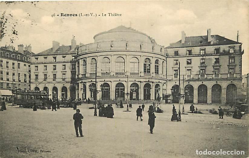 Cartoline: France - 35 - Rennes - Le Th&eacute;&acirc;tre - Anim&eacute;e - CPA - Voir Scans Recto-Verso