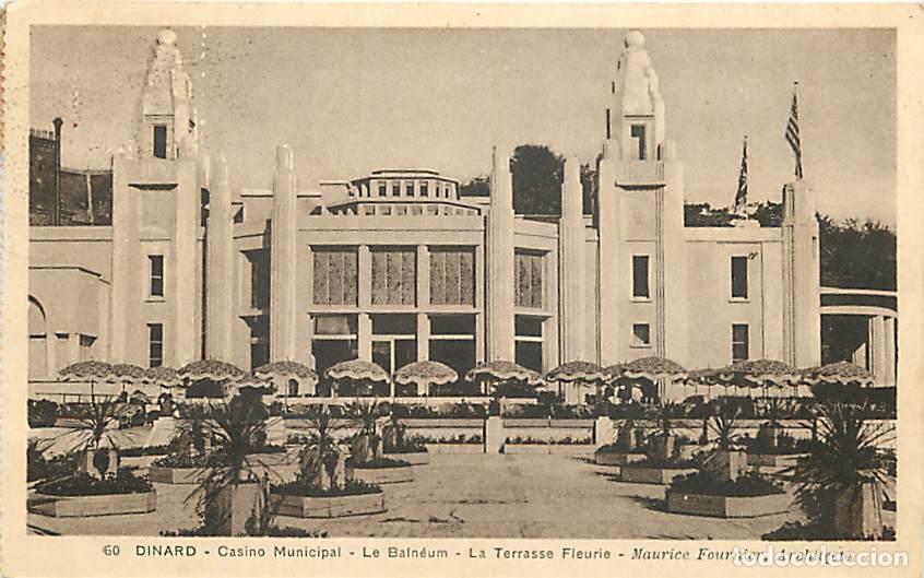 Cartes Postales: France - 35 - Dinard - Casino Muniicipal - Le Baln&eacute;um - La Terrasse Fleurie - Maurice Fournier, Arch