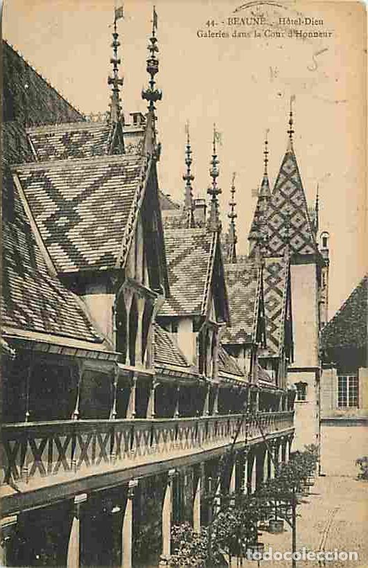 Postais: France - 21 - Beaune - Hotel Dieu - Galerie dans la Cour d'Honneur - Correspondance - CPA - Voir Sca