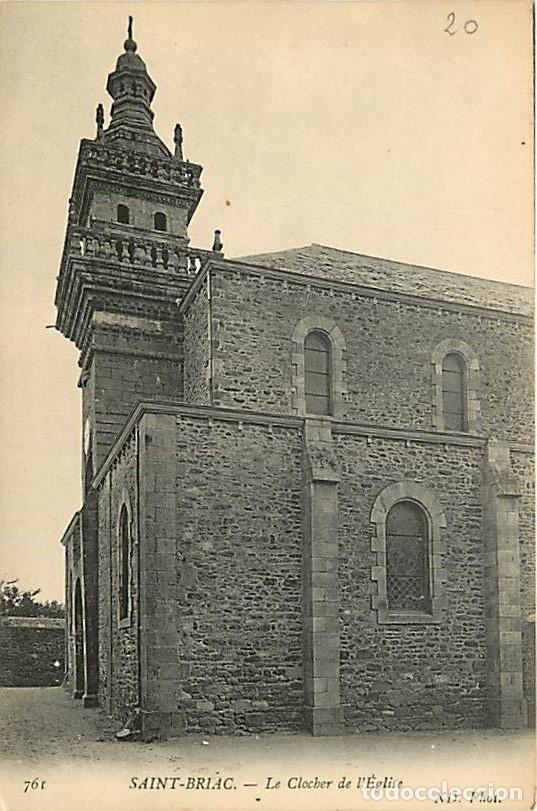 Postales: France - 35 - Saint Briac - Le Clocher de l'Eglise - CPA - Voir Scans Recto-Verso