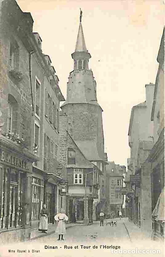 Postales: France - 22 - Dinan - Rue et Tour de l'Horloge - Anim&eacute;e - Carte Neuve - CPA - Voir Scans Recto-Verso
