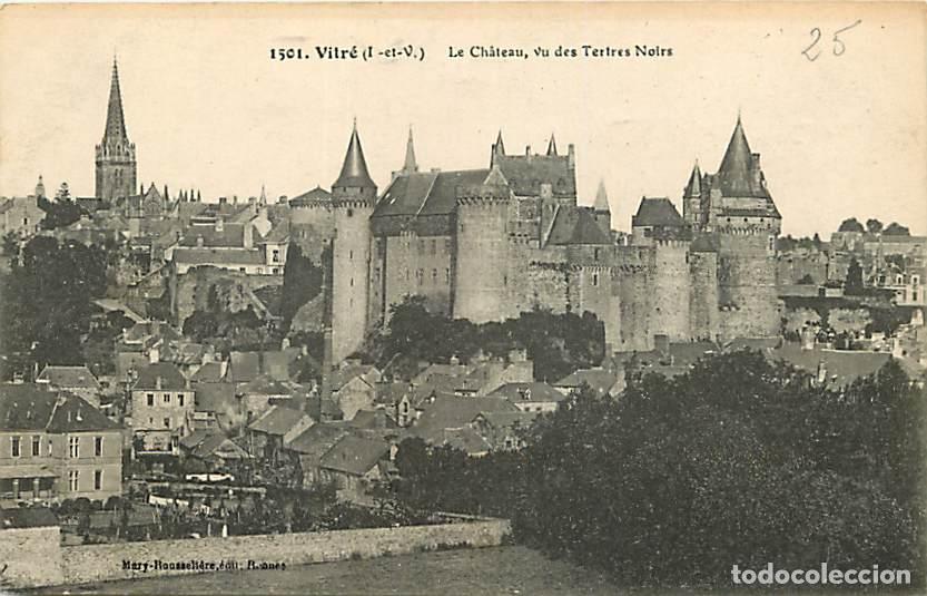Postales: France - 35 - Vitr&eacute; - Le Ch&acirc;teau, Vu des Tertres Noirs - Correspondance - CPA - Voir Scans Recto-Ver
