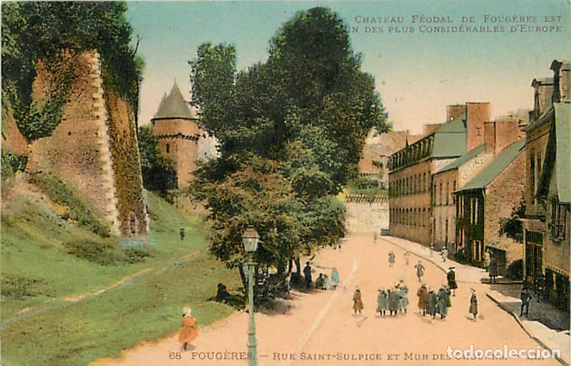 Postales: France - 35 - Foug&egrave;res - Le Ch&acirc;teau F&eacute;odal - Anim&eacute;e - Coloris&eacute;e - CPA - Voir Scans Recto-Verso