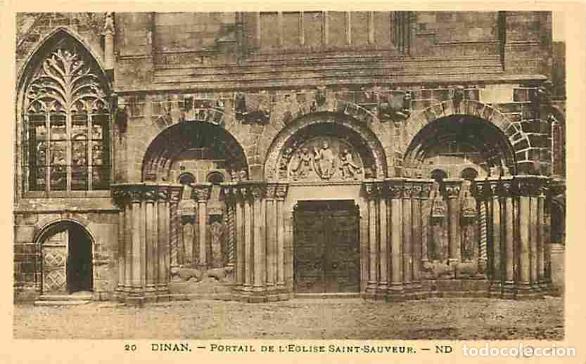 Postales: France - 22 - Dinan - Eglise Saint Sauveur - Le Portail - Carte Neuve - CPA - Voir Scans Recto-Verso