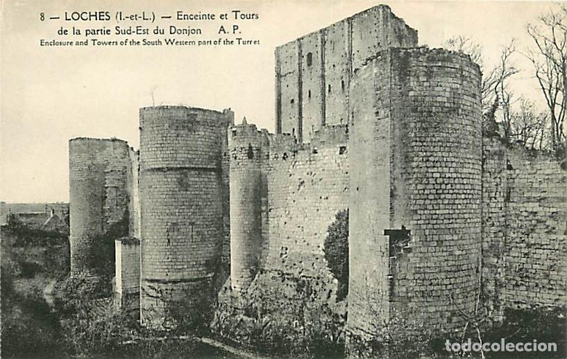 Cartes Postales: France - 37 - Loches - Le Ch&acirc;teau - Enceinte et Tours de la partie Sud-Est du Donjon - Carte Neuve -