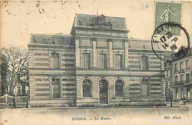 Cartes Postales: France - 27 - Evreux - Le Mus&eacute;e - Oblit&eacute;ration ronde de 1918 - CPA - Voir Scans Recto-Verso