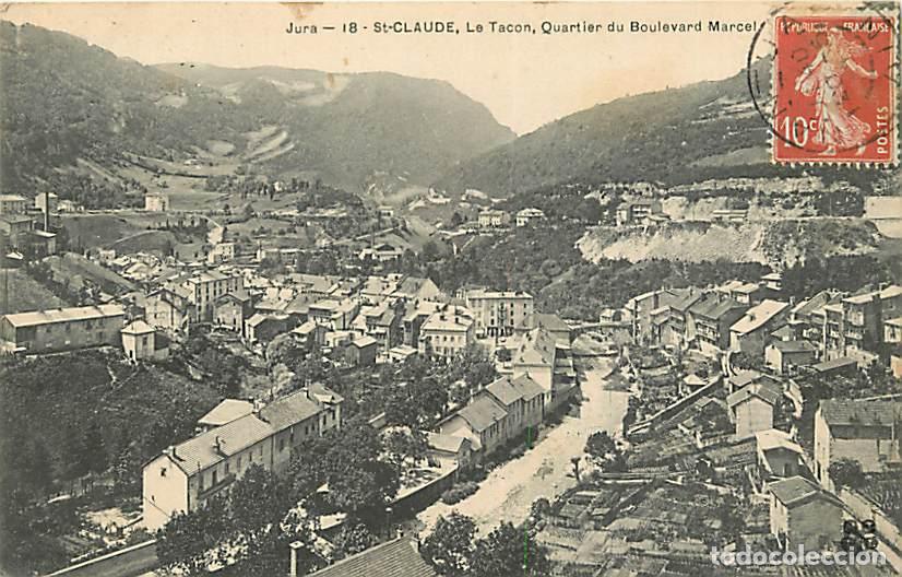 Postcards: France - 39 - Saint Claude - Le Tacon - Quartier du Boulevard Marcel - Correspondance - Oblit&eacute;ration