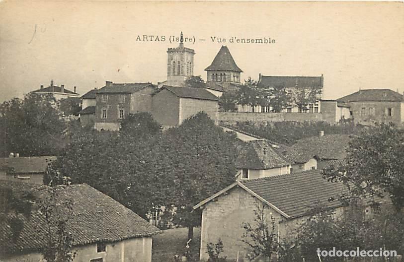 Postcards: France - 38 - Artas - Vue G&eacute;n&eacute;rale - Correspondance - Etat mal d&eacute;coup&eacute;e sur la droite - CPA - Voir S