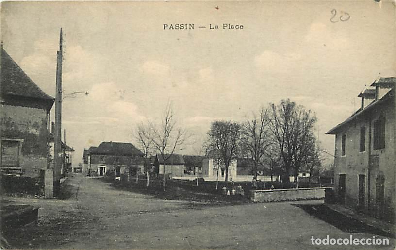 Postcards: France - 38 - Passin - La Place - Anim&eacute;e - Correspondance - CPA - Voir Scans Recto-Verso