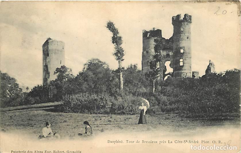 Postais: France - 38 - Is&egrave;re - Dauphin&eacute; - Tour de Bressieux pr&egrave;s de La Cote Saint Andr&eacute; - Anim&eacute;e - Pr&eacute;curseur