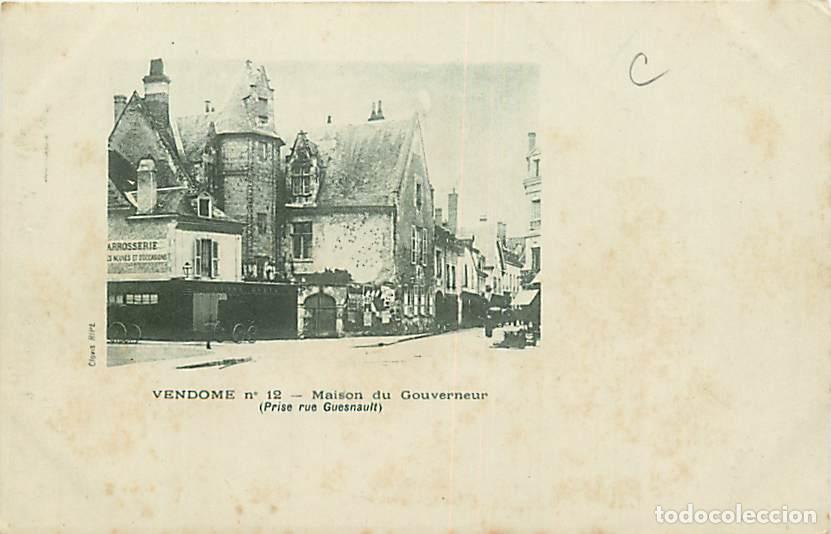 Postais: France - 41 - Vendome - Maison du Gouverneur {Prise rue Guesnault) - Pr&eacute;curseur - CPA - Voir Scans R