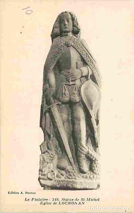 Postais: France - 29 - Locronan - L'Eglise - Statue de St Michel - Art Religieux - Carte Neuve - CPA - Voir S