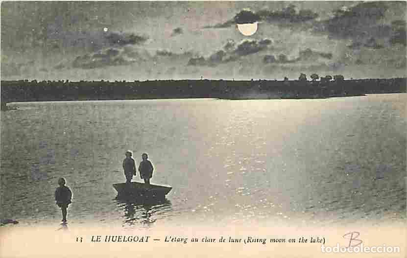 Postais: France - 29 - Le Huelgoat - L'&eacute;tang au clair de lune - Anim&eacute;e - Carte Neuve - CPA - Voir Scans Recto