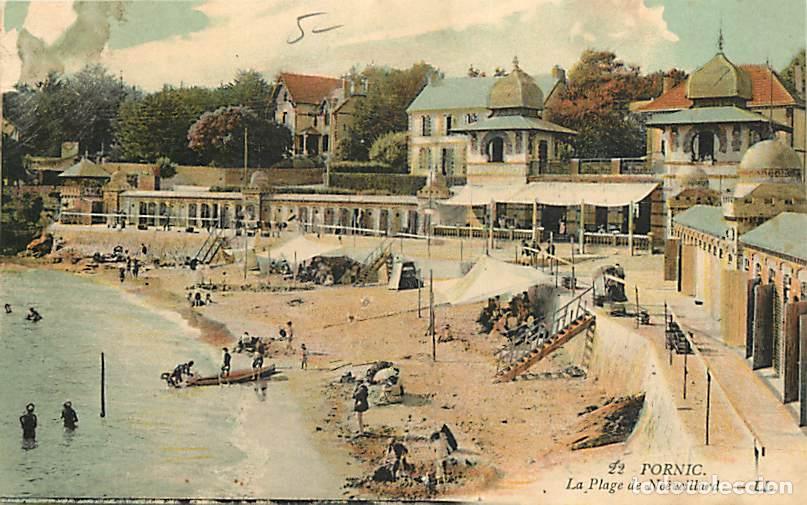 Postcards: France - 44 - Pornic - La Plage de Noeveillard - Anim&eacute;e - Coloris&eacute;e - CPA - Voir Scans Recto-Verso