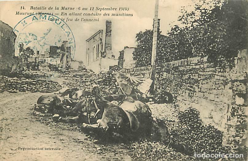 Postales: France - 51 - Maurupt - Guerre 1914-1918 - Bataille de la Marne du 6 au 12 Septembre 1914 - Oblit&eacute;ra
