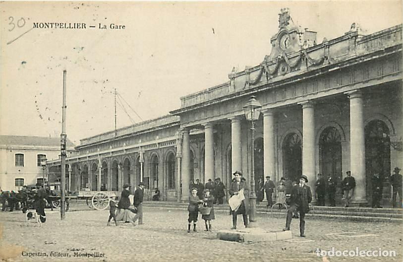 Postales: France - 34 - Montpellier - La Gare - Anim&eacute;e - CPA - Voir Scans Recto-Verso