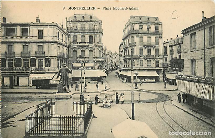 Cartoline: France - 34 - Montpellier - Place Edouard-Adam - Anim&eacute;e - Carte Neuve - CPA - Voir Scans Recto-Verso