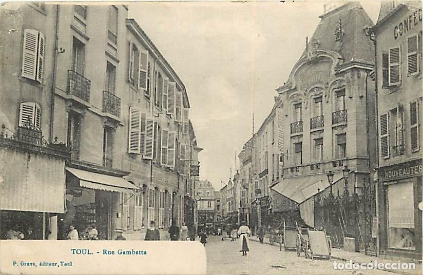 Cartoline: France - 54 - Toul - Rue Gambetta - Anim&eacute;e - Correspondance - Voyag&eacute;e en 1919 - CPA - Voir Scans Rec