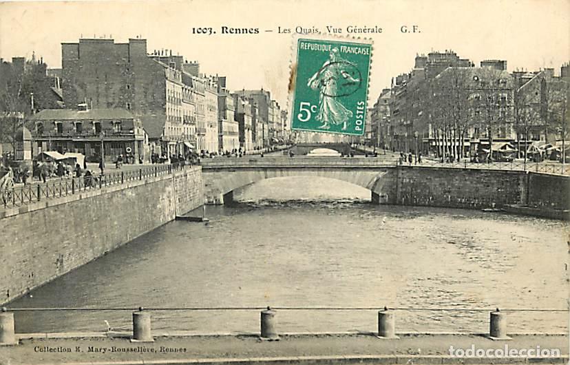 Postais: France - 35 - Rennes - Les Quais - Vue G&eacute;n&eacute;rale - Anim&eacute;e - CPA - Voir Scans Recto-Verso