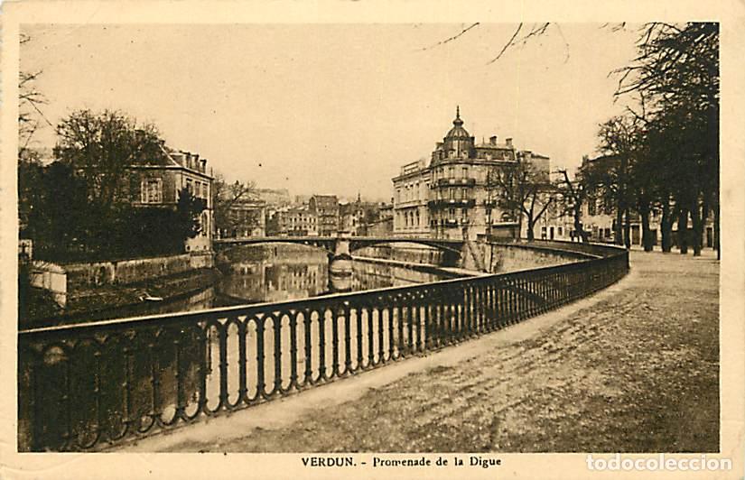 Postales: France - 55 - Verdun - Promenade de la Digue - Correspondance - Voyag&eacute;e en 1937 - CPA - Voir Scans R
