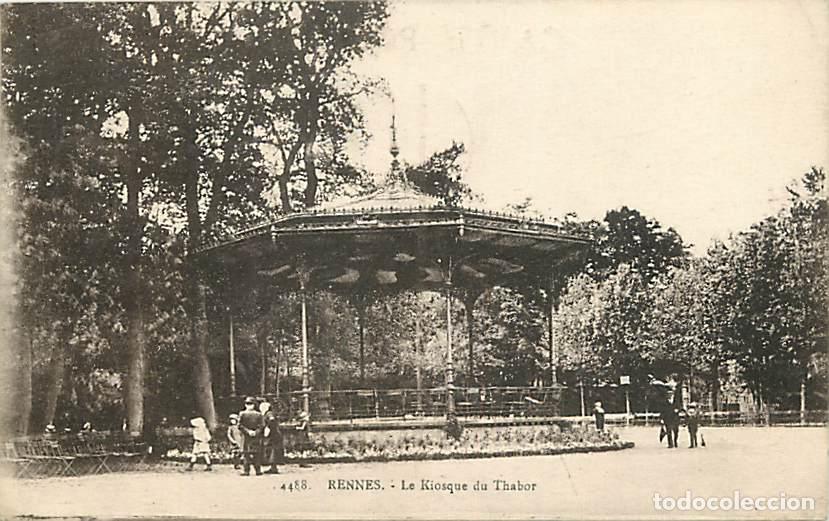 Postales: France - 35 - Rennes - Le Kiosque du Thabor - Anim&eacute;e - Oblit&eacute;ration ronde de 1932 - CPA - Voir Scans