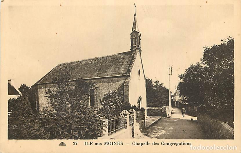 Postales: France - 56 - Ile aux Moines - Chapelle des Congr&eacute;gations - Anim&eacute;e - CPA - Voir Scans Recto-Verso