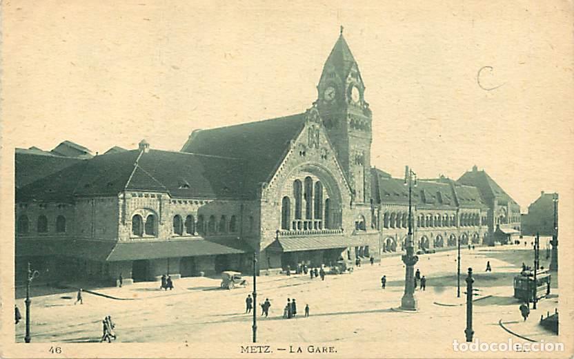 Postkarten: France - 57 - Metz - La Gare - Anim&eacute;e - CPA - Voir Scans Recto-Verso