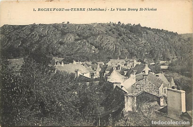 Postkarten: France - 56 - Rochefort en Terre - Le Vieux Bourg St-Nicolas - CPA - Voir Scans Recto-Verso