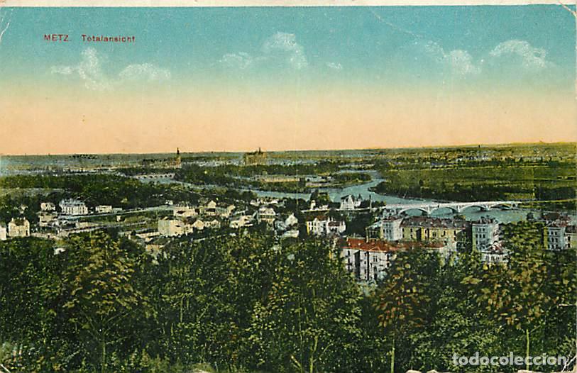 Postkarten: France - 57 - Metz - Totalneicht - Vue G&eacute;n&eacute;rale - Carte Allemande - Coloris&eacute;e - Etat pli visible - C