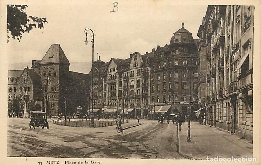 Postkarten: France - 57 - Metz - Place de la Gare - Anim&eacute;e - Automobiles - CPA - Voir Scans Recto-Verso