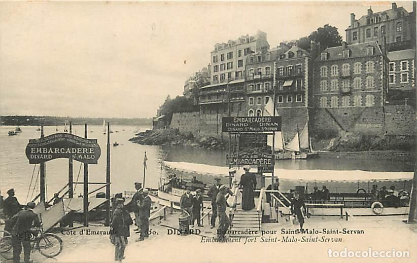 Postkarten: France - 35 - Dinard - Embarcad&egrave;re pour Saint-Malo Saint-Servan - Anim&eacute;e - Bateaux - CPA - Voir Scan