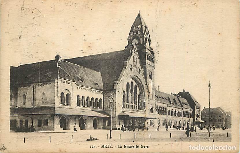 Postkarten: France - 57 - Metz - La Nouvelle Gare - Anim&eacute;e - CPA - Voir Scans Recto-Verso