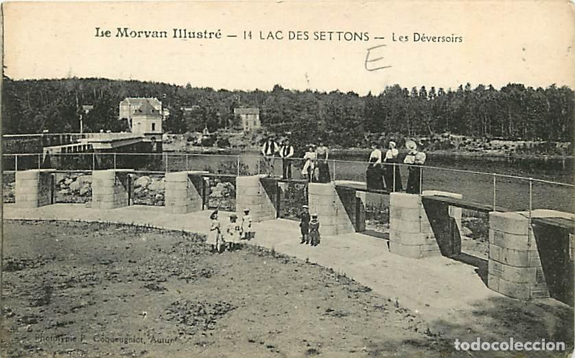 Cartoline: France - 58 - Lac des Settons - Les D&eacute;versoirs - Anim&eacute;e - CPA - Voir Scans Recto-Verso