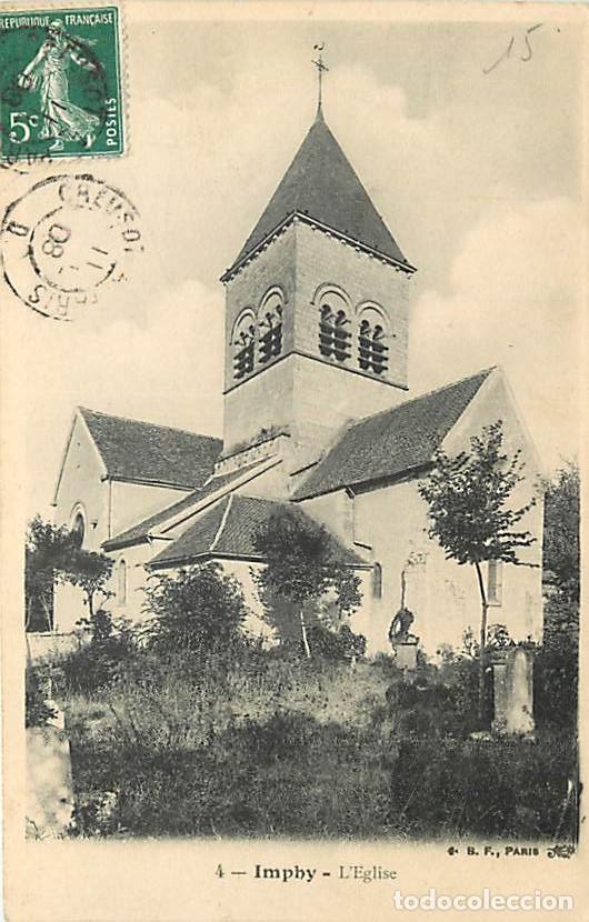Cartoline: France - 58 - Imphy - L'Eglise - Oblit&eacute;ration ronde de 1908 - CPA - Voir Scans Recto-Verso