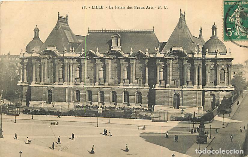 Cartoline: France - 59 - Lille - Le Palais des Beaux Arts - Anim&eacute;e - CPA - Voir Scans Recto-Verso