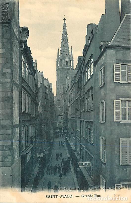 Cartoline: France - 35 - Saint Malo - Grande Rue - Anim&eacute;e - CPA - Voir Scans Recto-Verso