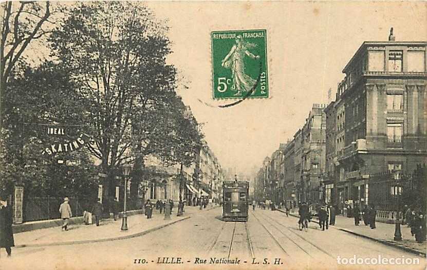 Cartoline: France - 59 - Lille - Rue Nationale - Anim&eacute;e - Tramway - CPA - Voir Scans Recto-Verso