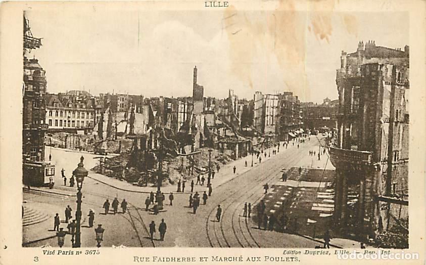 Cartoline: France - 59 - Lille - Rue Faidherbe et March&eacute; aux Poulets - CPA - Voir Scans Recto-Verso